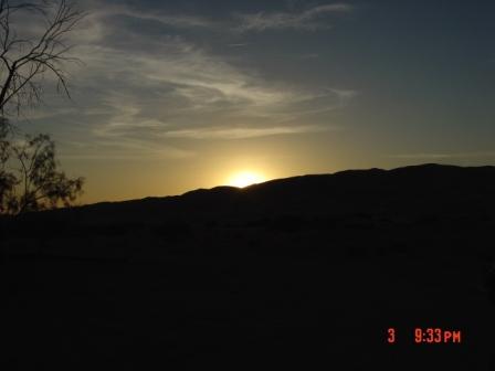 Sunset at kelso dunes b